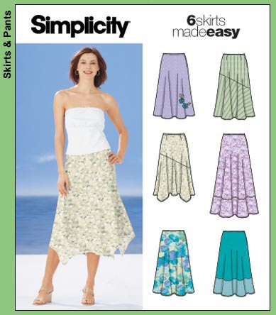 Simplicity 5503 6 skirts made easy