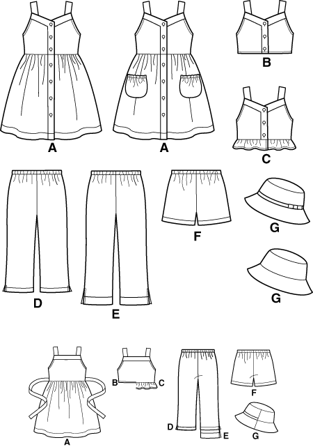 Simplicity 5540 Child's Dress
