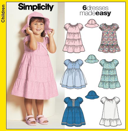 Simplicity 5695 6 dresses made easy