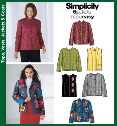 Simplicity 5907 6 Jackets Made Easy
