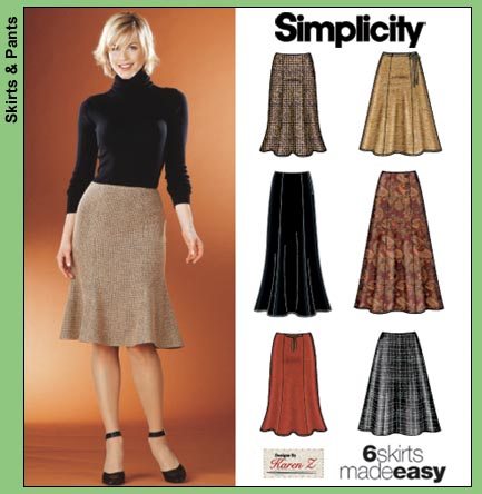Simplicity 5914 Misses Skirts
