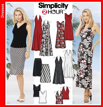 Simplicity Pattern 5959 6 Made Easy dresses and jackets sizes 8 – 14