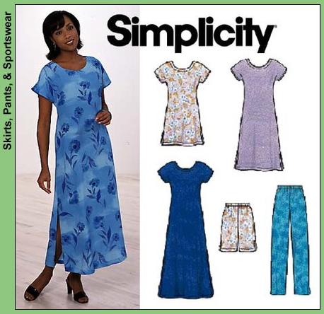t shirt dress pattern simplicity
