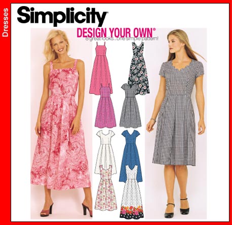 Simplicity 9559 design your own dress