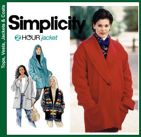 fleece jacket simplicity patterns