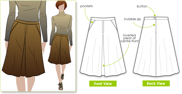 A Line Skirt Sewing Patterns 39
