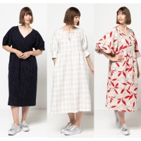thumbnail image 2 of Easy Trapeze Dress Sewing Pattern ~ 4 Variations! (Sizes 14-22 2 of 10