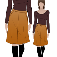 Mary-Ann Skirt Sewing Pattern – Casual Patterns – Style Arc