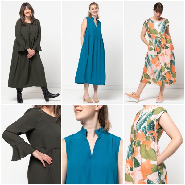 Style Arc Sewing Pattern - Montana Midi Dress (Sizes 18-30) : :  Home