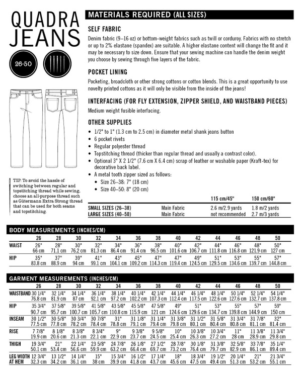 Thread Theory Designs 14 Quadra Jeans