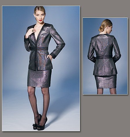 Vogue Patterns 1279 Misses Jacket and Skirt