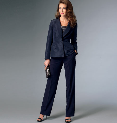 Vogue Patterns 9066 Misses' Vest, Jacket, Skirt and Pants