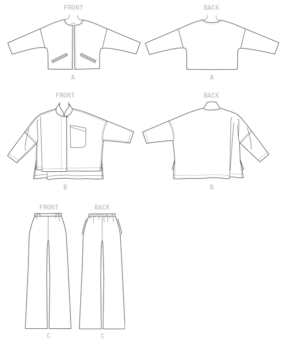 oversized shirt sewing pattern