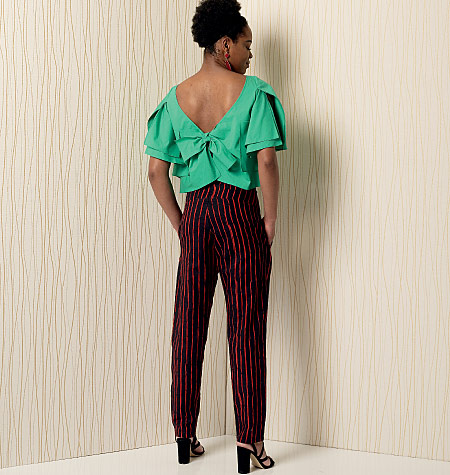 Pattern Alterations Toile No. 1: V8499 Trousers from Vogue Patterns -  Assembil