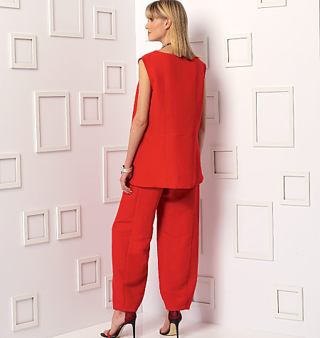 Vogue 1293 Donna Karan 90s Bodysuit Dress Pattern Size 