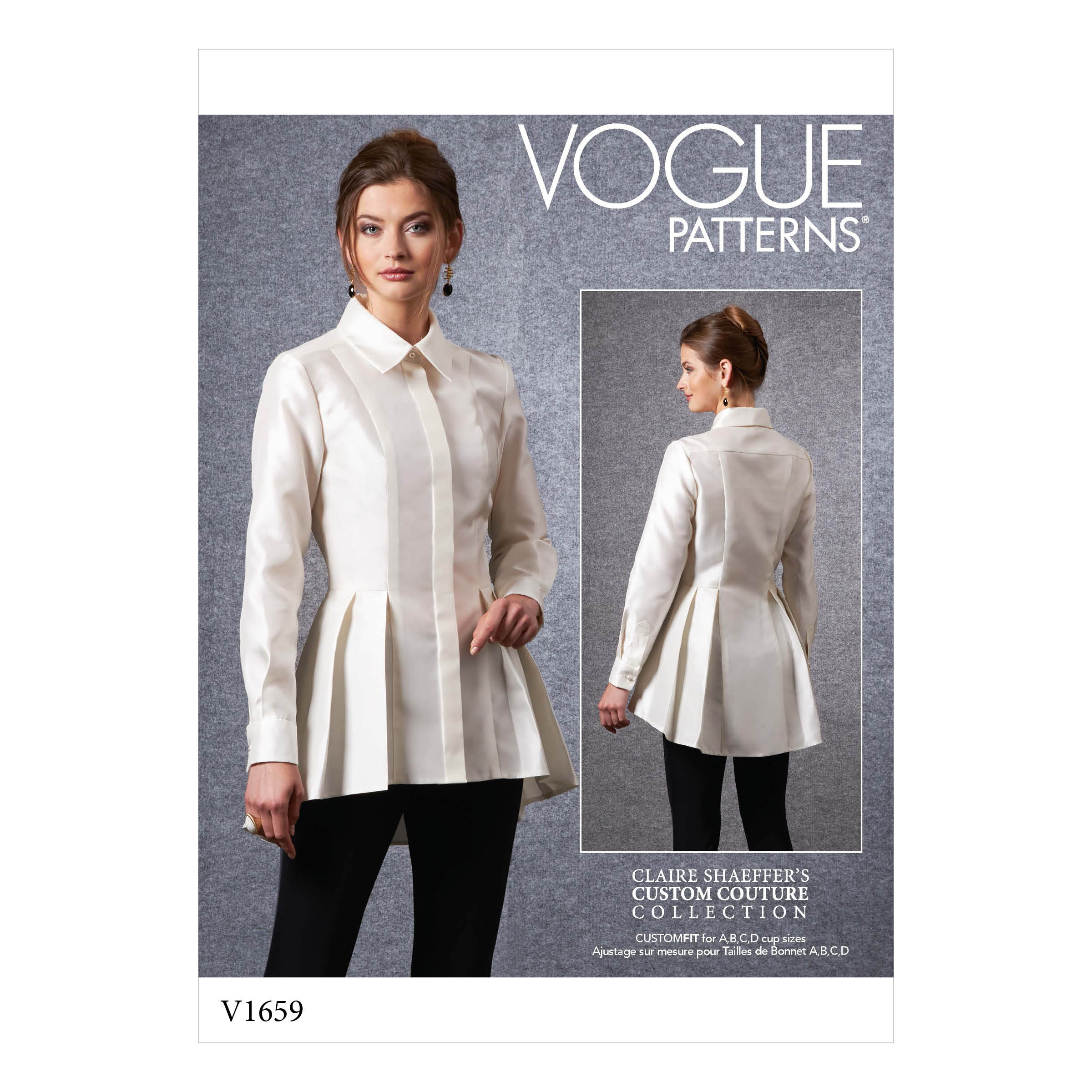 Vogue Patterns 1659 MISSES'/MISSES' PETITE SHIRT