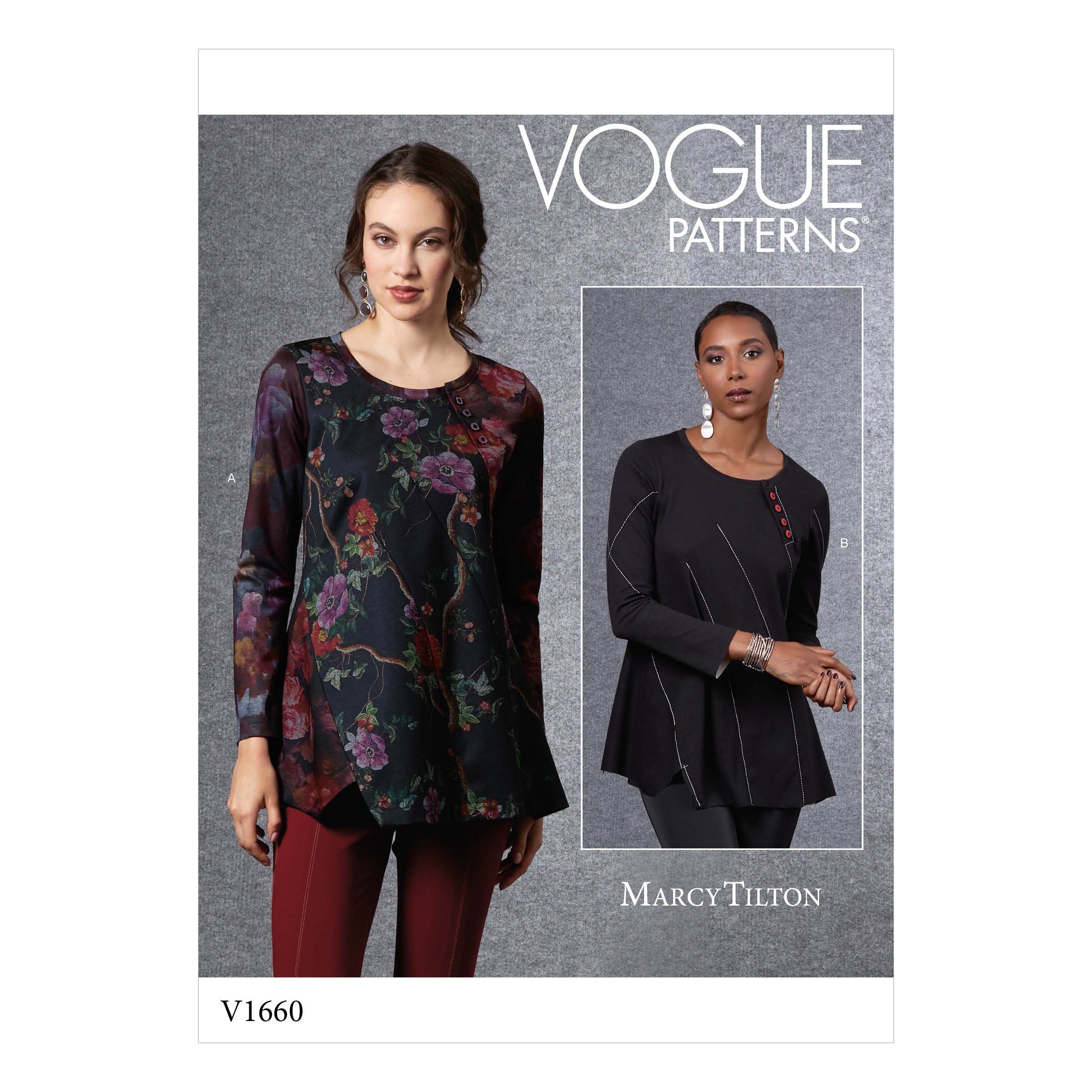 Vogue Patterns 1660 MISSES' TOP