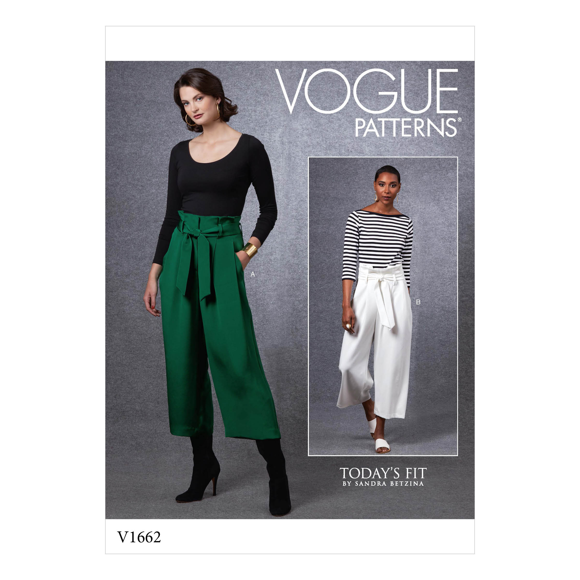 Vogue Patterns MISSES' SLEEVELESS PEPLUM TOP AND WIDE-LEG PANTS 1572  pattern review by yas1282