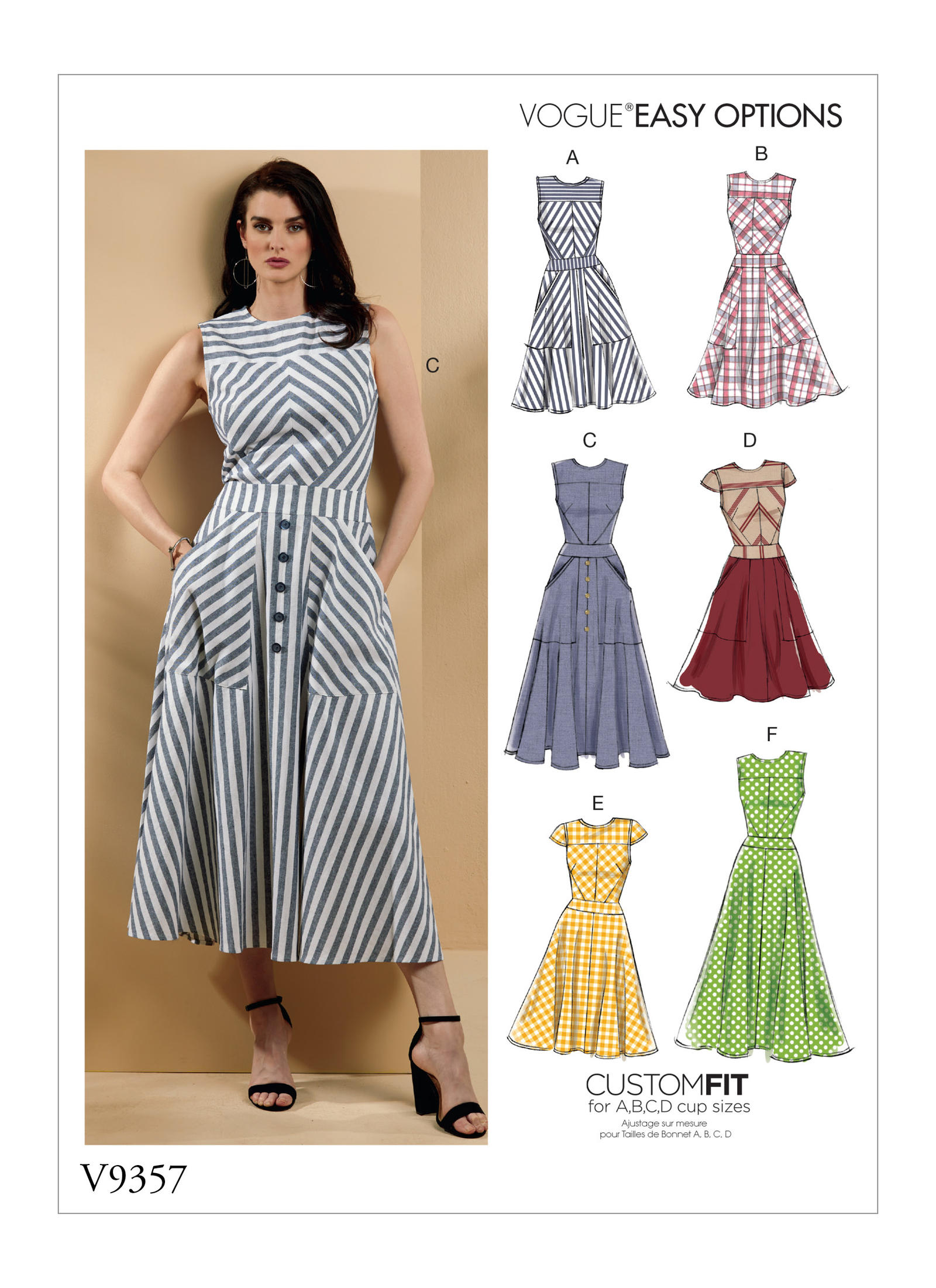 Vogue Patterns 9357 MISSES' DRESS