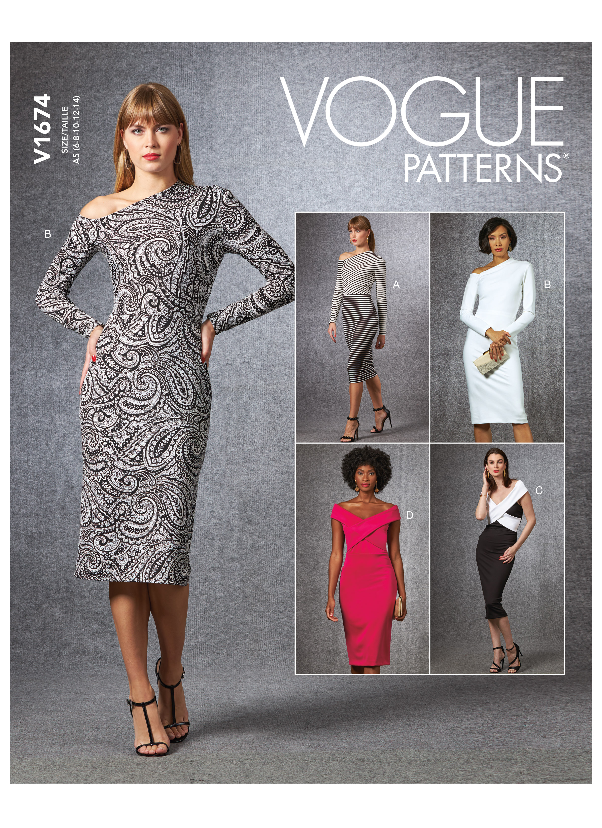 Vogue Patterns 1674 MISSES' DRESS