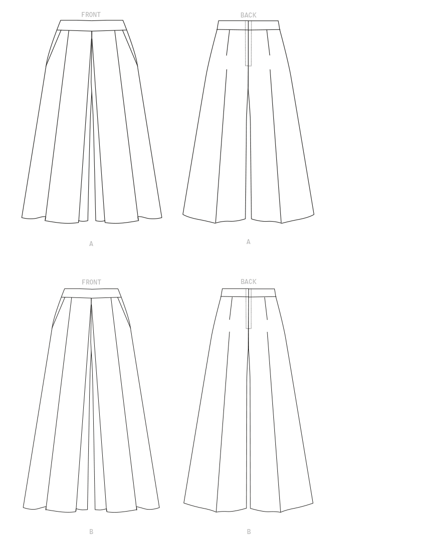 Vogue Patterns 1685 MISSES' PANTS
