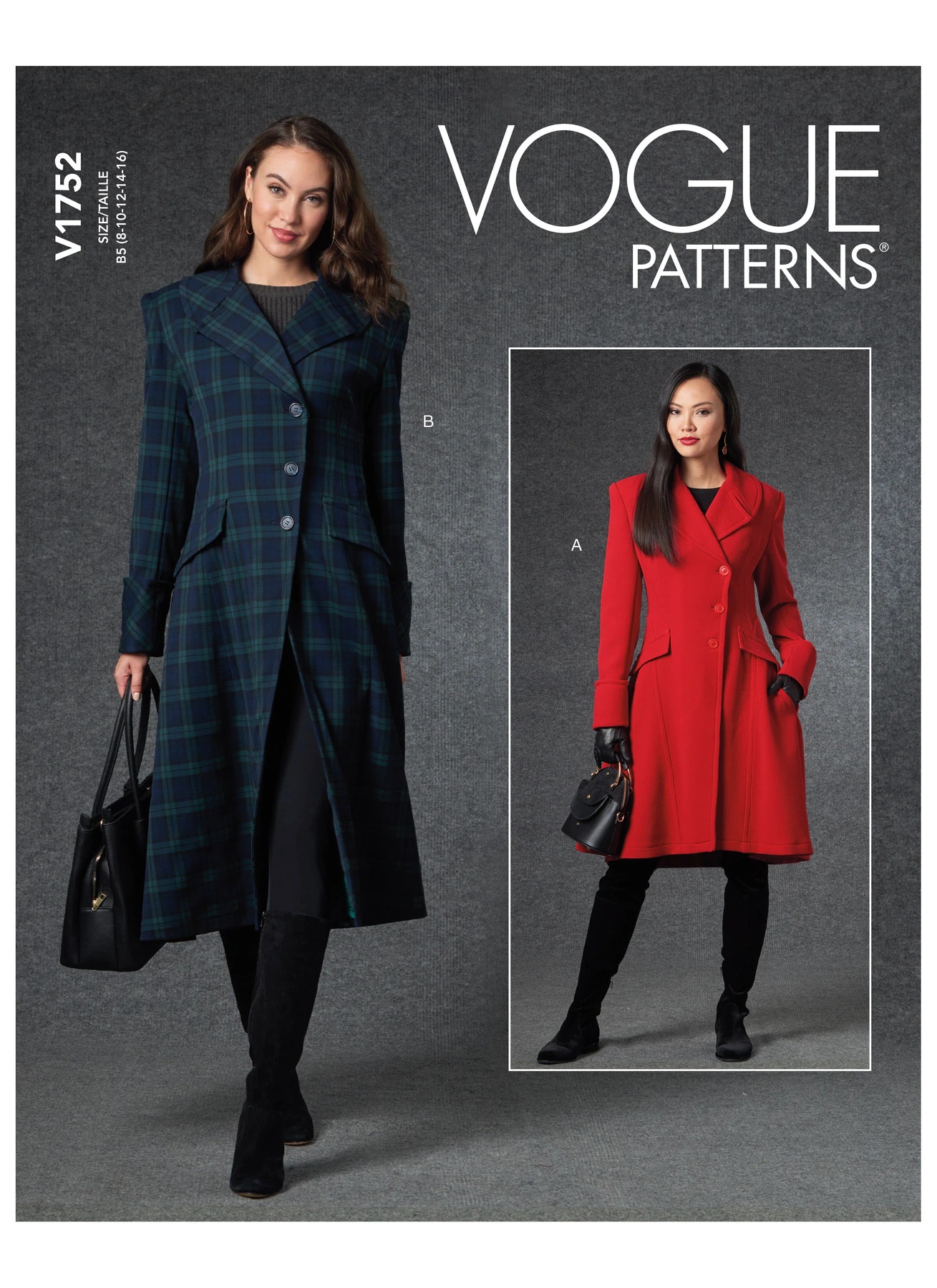 Vogue Patterns 1752 Misses' Coat