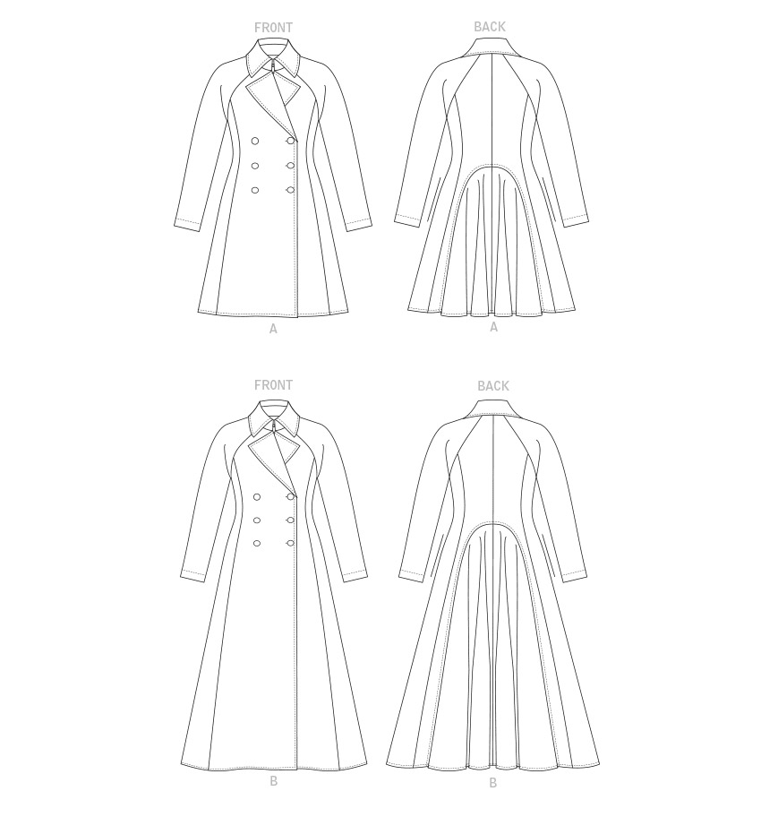 Vogue Patterns 1837 Misses' Coat
