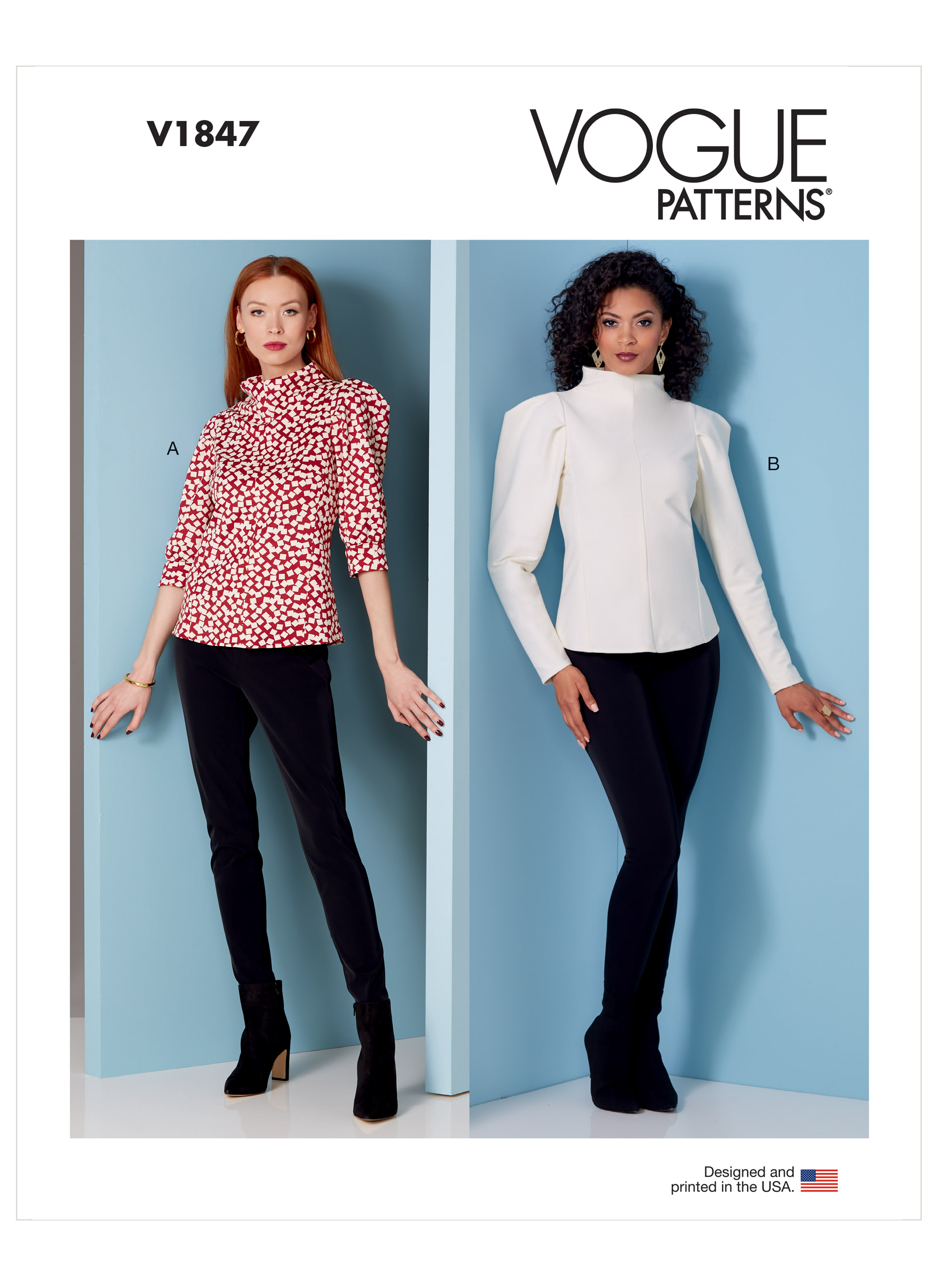 Vogue Patterns 1847 Misses' And Misses' Petite Top