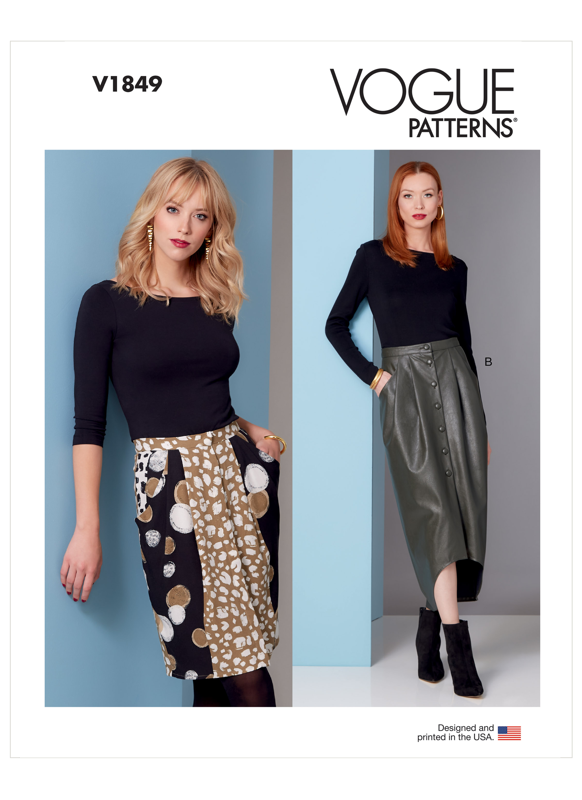 High waisted pencil shop skirt pattern vogue