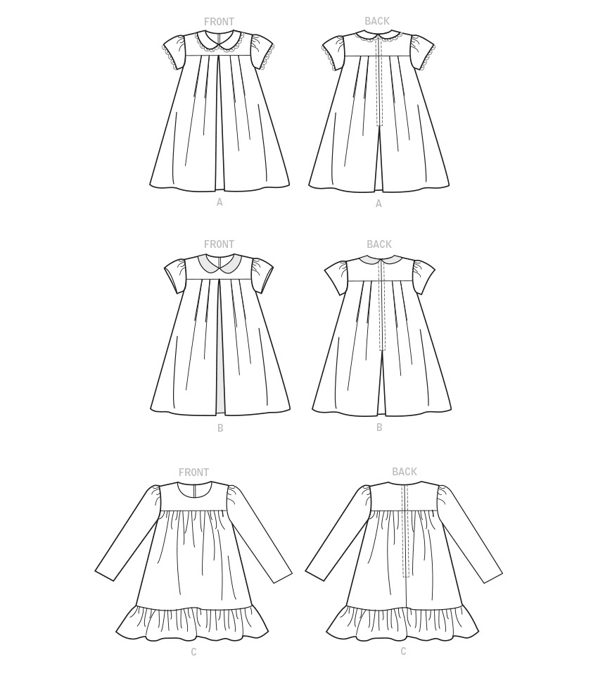 Vogue Patterns 1857 Children's and Girls' Dress