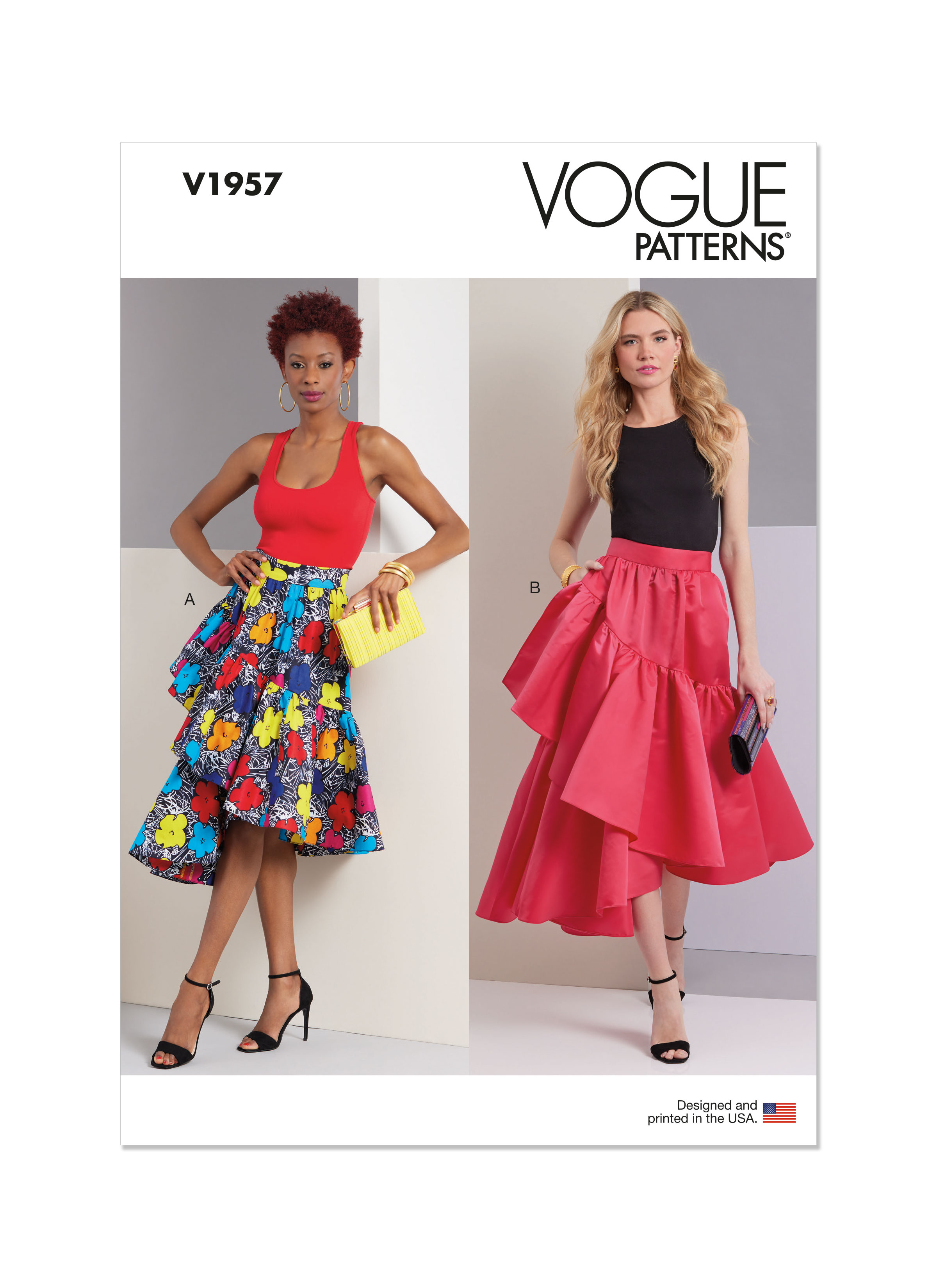 Vogue Patterns 1957 Misses' Skirts