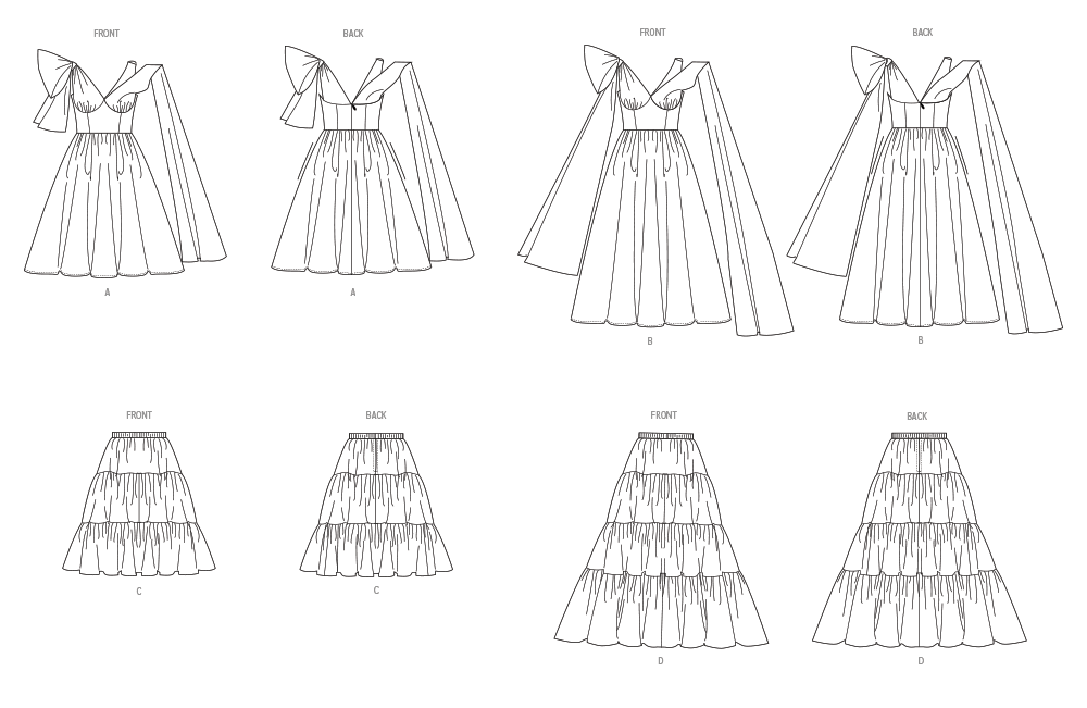 Vogue Patterns 2048 Misses' Evening Dress in Two Lengths