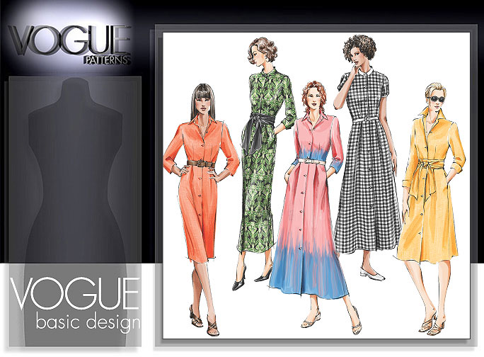 Vogue Patterns 8028 Misses Misses Petite Dress And Sash