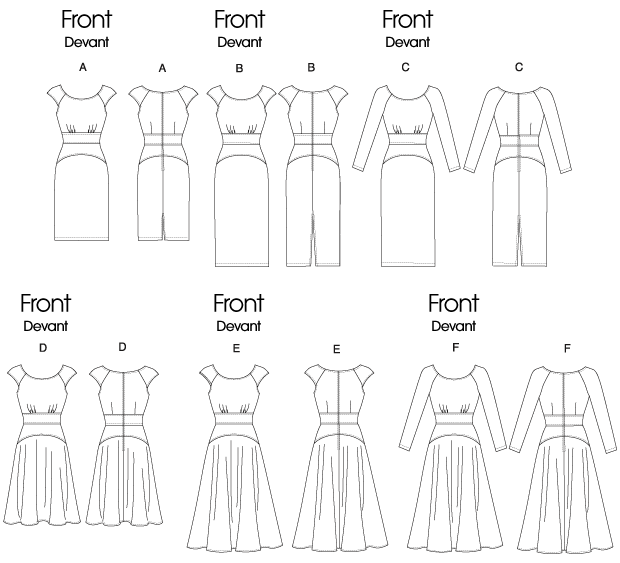 cinched waist dress pattern
