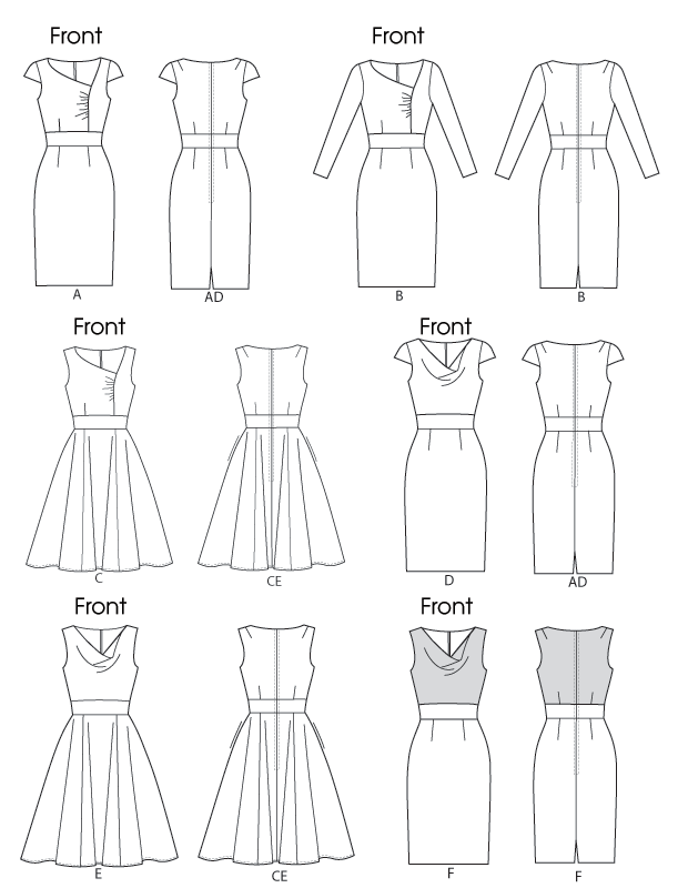Vogue Patterns 8787 Misses Dress sewing pattern