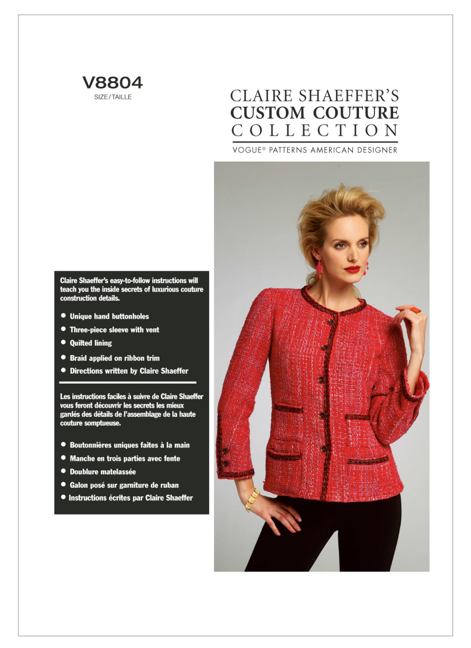 Couture Sewing: The Couture Cardigan Jacket, Sewing secrets from a