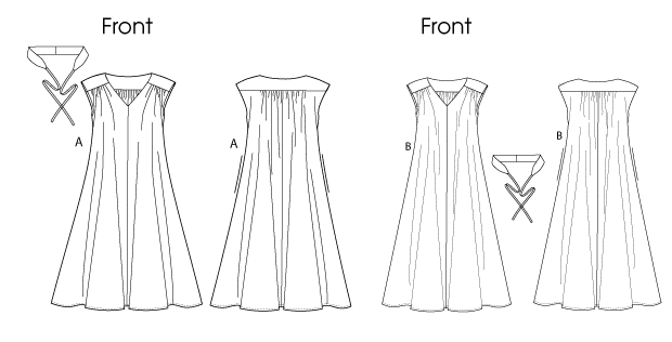 Vogue Patterns 8807 Misses' Dress and Belt