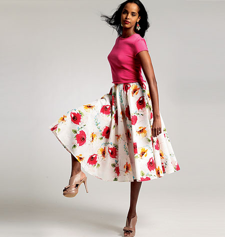 Vogue Patterns 8818 Misses Skirt