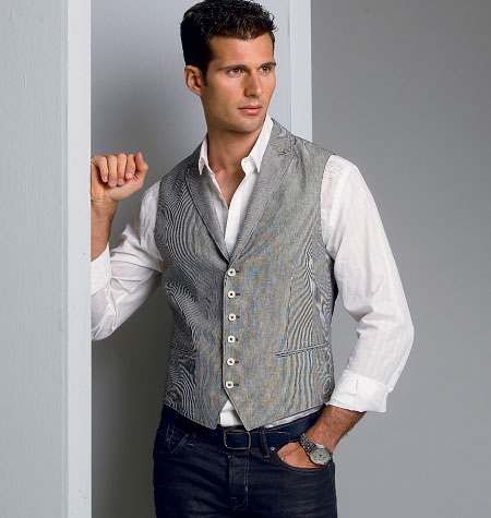 Vogue Patterns 8987 Men's Vest