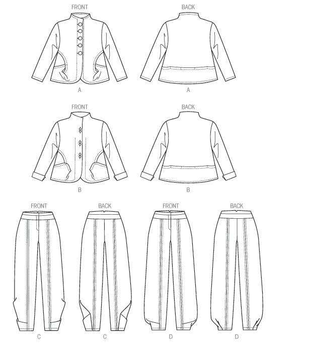 Vogue Patterns 9035 Misses' Jacket and Pants