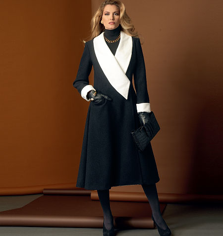 Vogue - 9040-M VOGUE Donna Sewing Pattern 9040 Foderato Aderente & svasata Cappotti 
