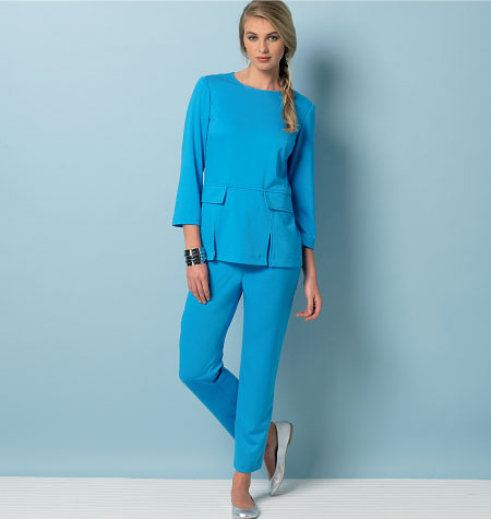 Vogue Patterns 9092 Misses' Top, Dress and Pants