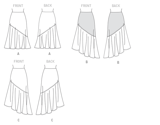 Vogue Patterns 9113 Misses' Skirt