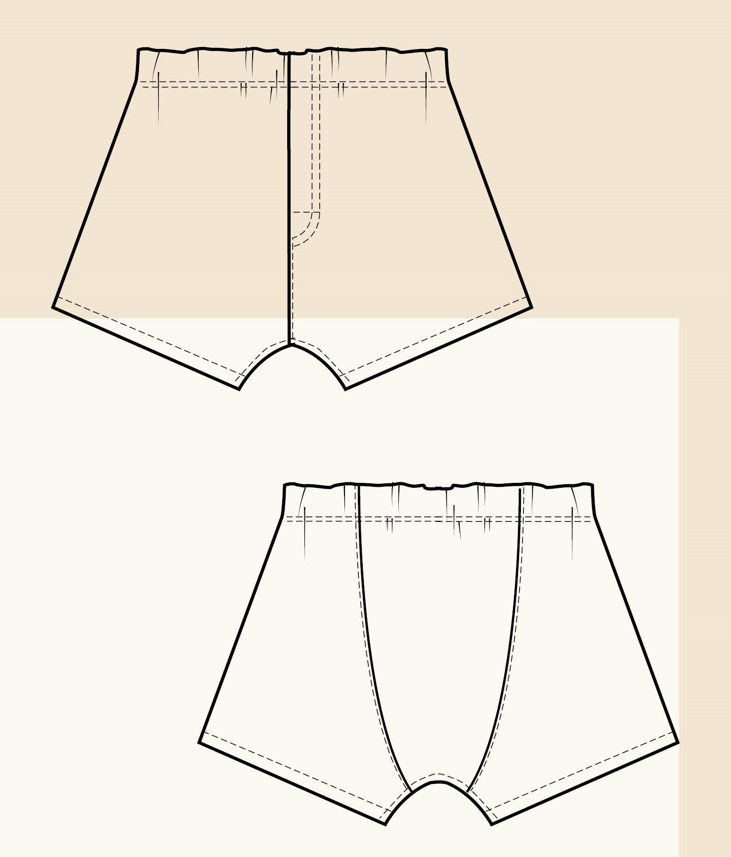 Wardrobe by Me Men's Boxer Shorts - The Fold Line