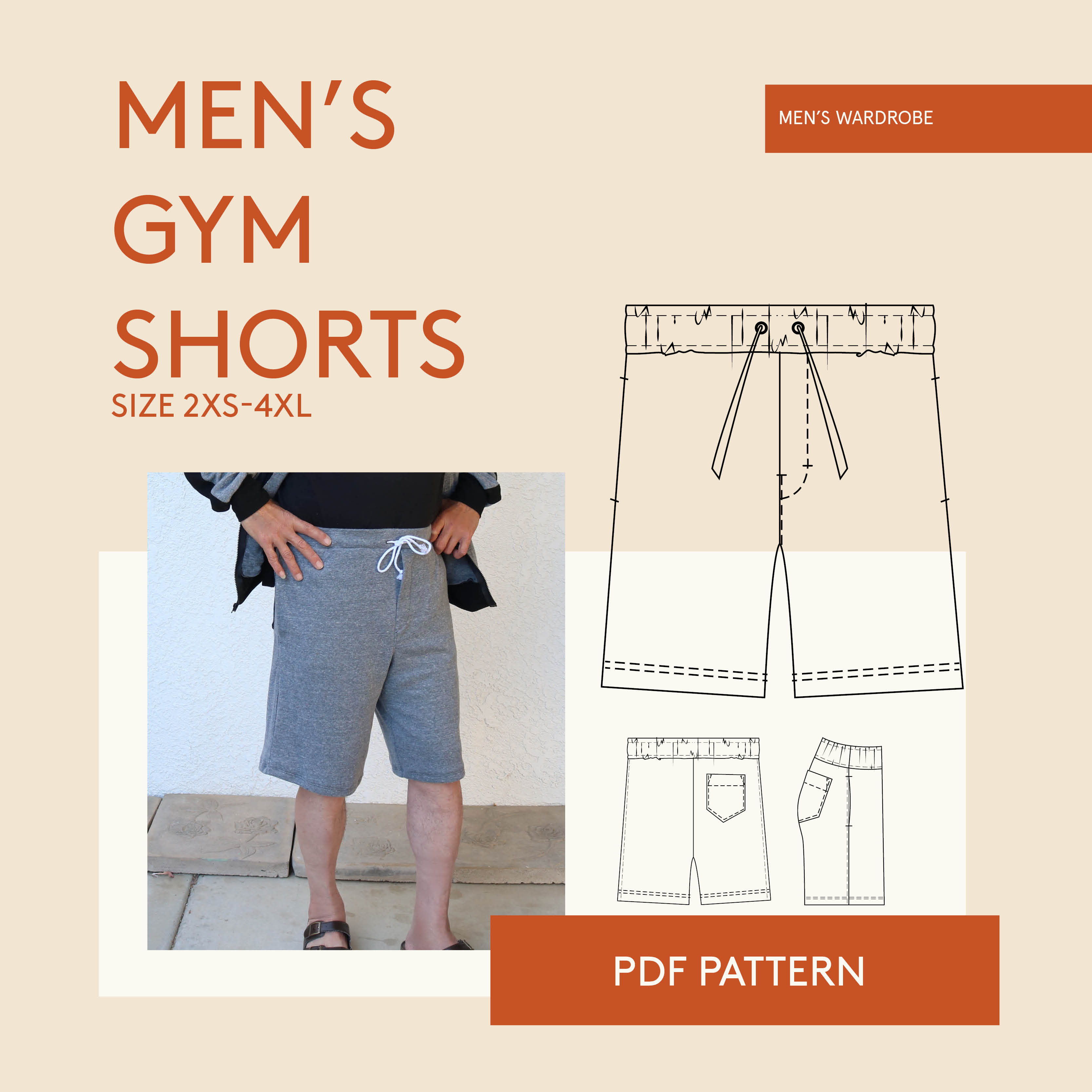 Wardrobe by Me Men's gym shorts