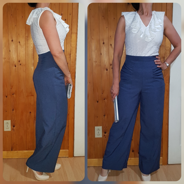 Gatsby Skirt or Pant Sewing Pattern (Paper or PDF) - Sew Chic Patterns