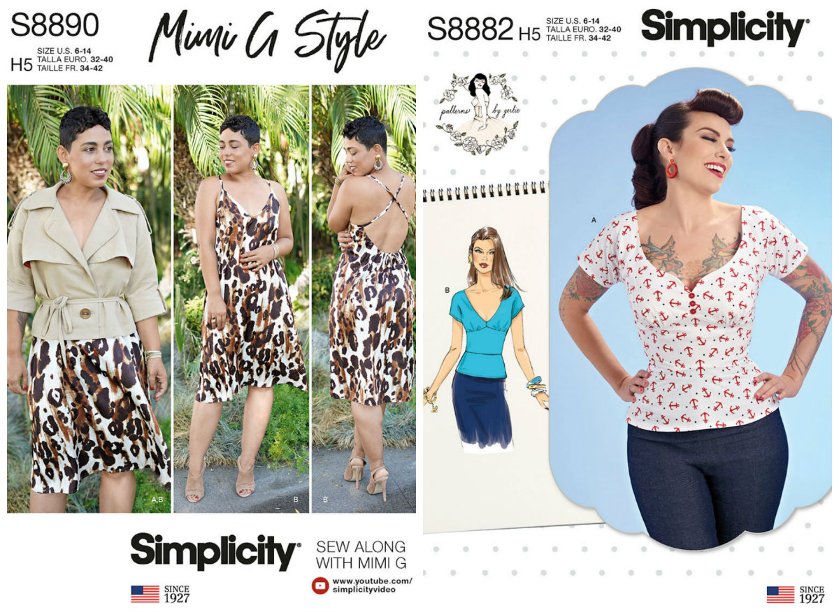 Simplicity Sewing Patterns Co-ordinates/sports wear Incl Spring 19 